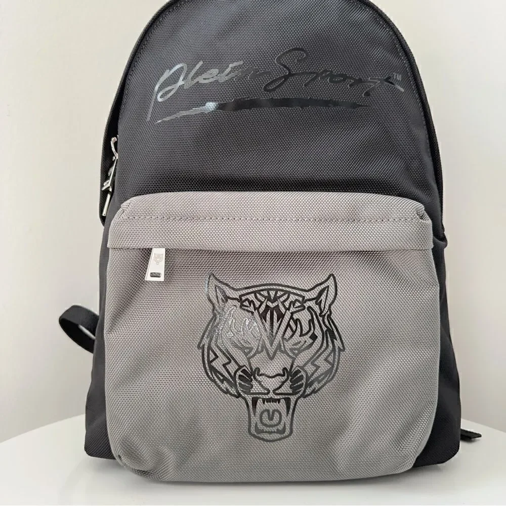PHILIPP PLEIN SPORT Backpack Grey Black Designer